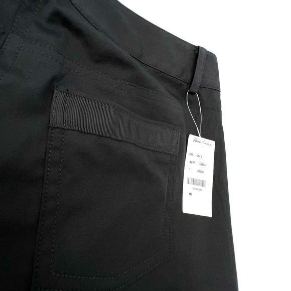Brooks Brothers Black Cotton Women’s Pants Size 0 Lightweight Stretch New NWT - Picture 7 of 9